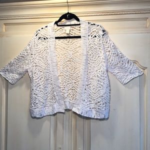 Chicos White Summer Shrug